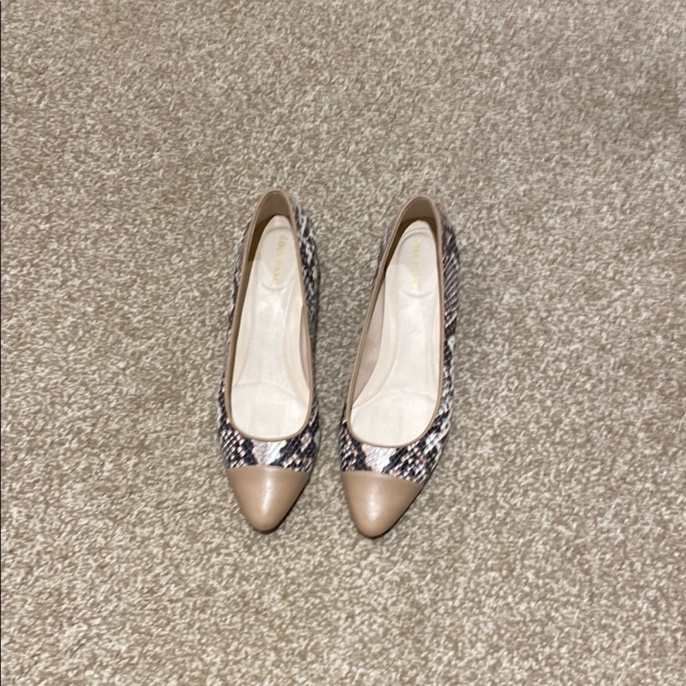 Cole Haan snakeskin pumps